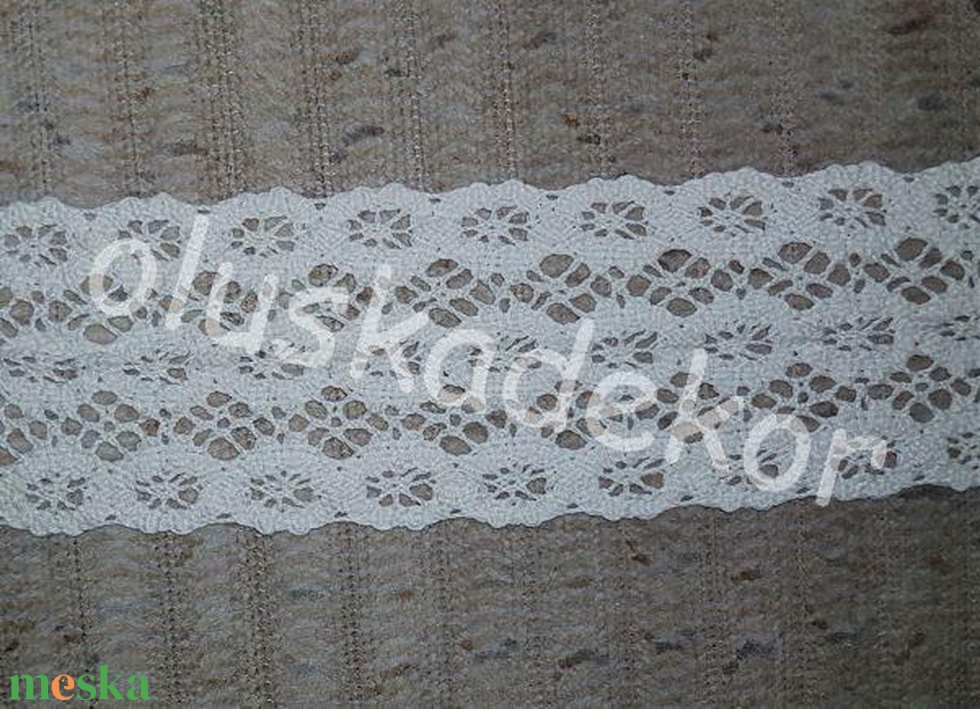 Pamut csipke szalag, ekrü 6cm - kellékek & szerszámok - dekorációs kellékek - egyéb kellékek - Meska.hu Pamut csipke szalag, ekrü 6cm - kellékek & szerszámok - dekorációs kellékek - egyéb kellékek - Meska.hu