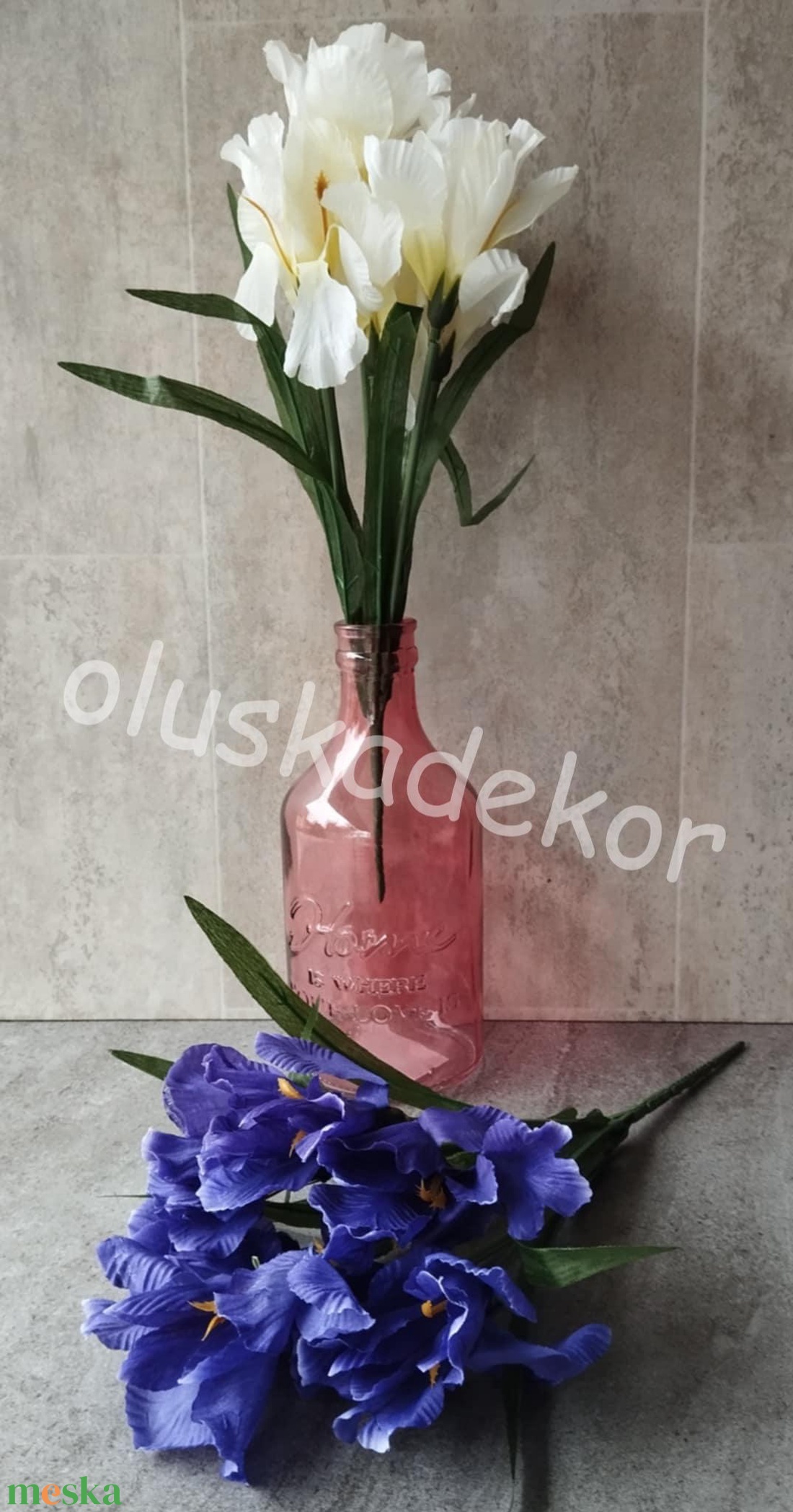 Írisz csokor, tavaszi, selyem dekorációs virágcsokor 2 színben - kellékek & szerszámok - dekorációs kellékek - egyéb kellékek - Meska.hu Írisz csokor, tavaszi, selyem dekorációs virágcsokor 2 színben - kellékek & szerszámok - dekorációs kellékek - egyéb kellékek - Meska.hu