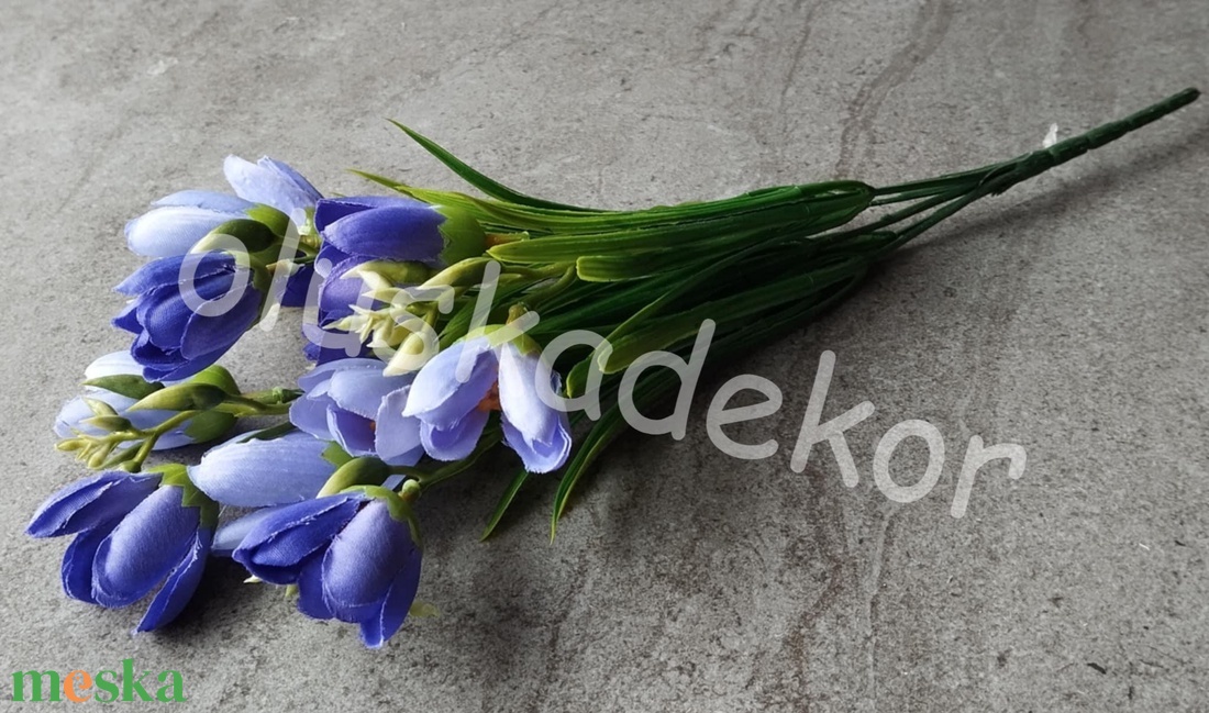 Crocus tavaszi, selyem dekorációs virágcsokor, 35cm - kellékek & szerszámok - dekorációs kellékek - egyéb kellékek - Meska.hu Crocus tavaszi, selyem dekorációs virágcsokor, 35cm - kellékek & szerszámok - dekorációs kellékek - egyéb kellékek - Meska.hu