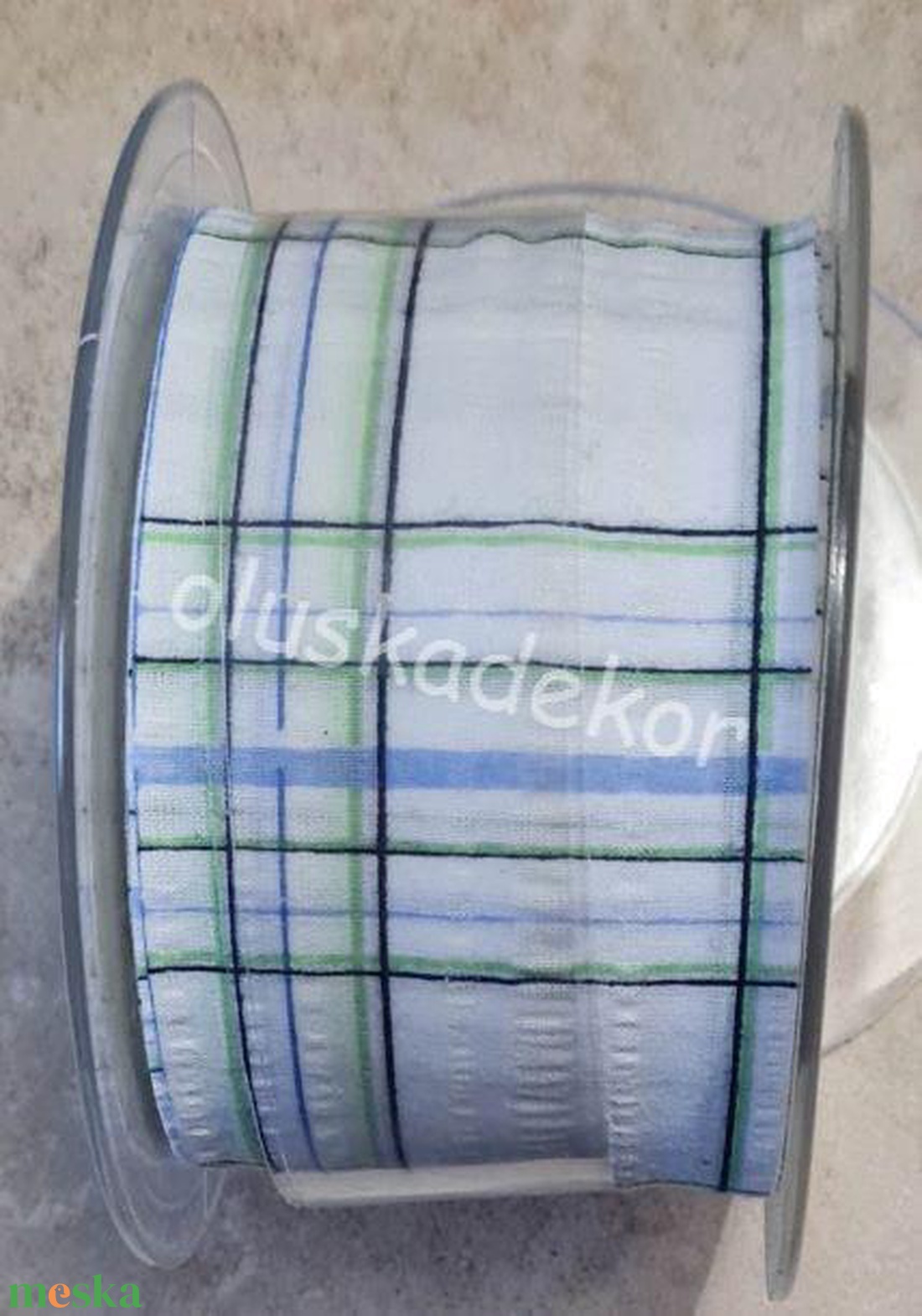Textil szalag, kék, zöld kockás, 2 féle, 5cm - kellékek & szerszámok - dekorációs kellékek - egyéb kellékek - Meska.hu Textil szalag, kék, zöld kockás, 2 féle, 5cm - kellékek & szerszámok - dekorációs kellékek - egyéb kellékek - Meska.hu