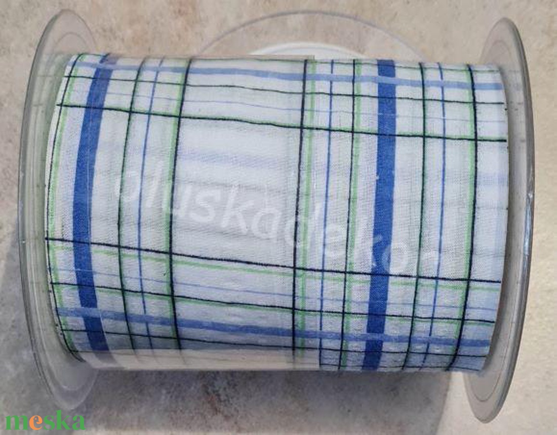 Textil szalag, kockás, 3 színben  10cm széles - kellékek & szerszámok - dekorációs kellékek - egyéb kellékek - Meska.hu