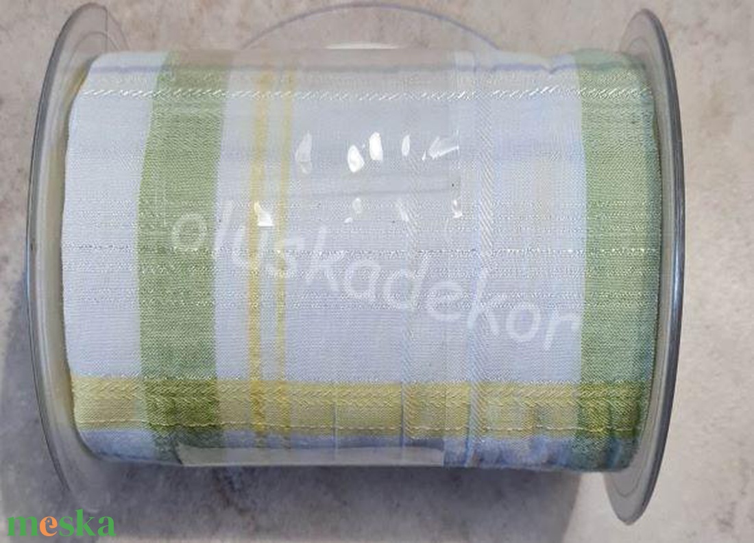 Textil szalag, kockás, 3 színben  10cm széles - kellékek & szerszámok - dekorációs kellékek - egyéb kellékek - Meska.hu