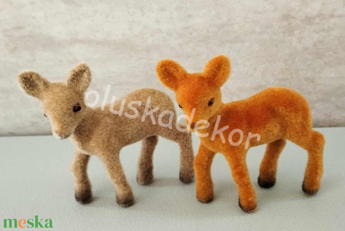 Őzike 2 színben, karácsonyi, adventi dekorációs figura, flokkolt, 8cm - kellékek & szerszámok - dekorációs kellékek - egyéb kellékek - Meska.hu Őzike 2 színben, karácsonyi, adventi dekorációs figura, flokkolt, 8cm - kellékek & szerszámok - dekorációs kellékek - egyéb kellékek - Meska.hu