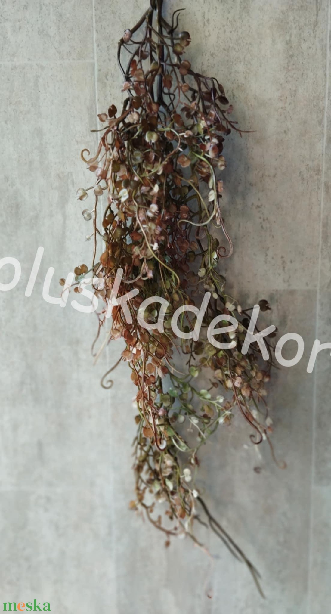 Futó, gumi, Real Touch, apró, levelekkel, őszi dekorációs műnövény, 80cm - kellékek & szerszámok - dekorációs kellékek - egyéb kellékek - Meska.hu