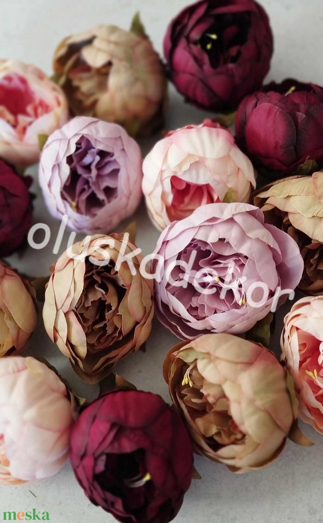 Peony, Peóni, Bazsarózsa selyem, dekorációs virágfej, növény, 9cm - kellékek & szerszámok - dekorációs kellékek - egyéb kellékek - Meska.hu Peony, Peóni, Bazsarózsa selyem, dekorációs virágfej, növény, 9cm - kellékek & szerszámok - dekorációs kellékek - egyéb kellékek - Meska.hu