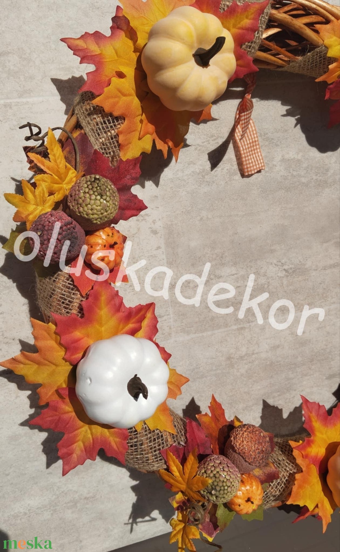 Őszi leveles koszorú, tökös, makkos ajtódísz, kopogtató, kézműves termék, kb. 56cm - otthon & életmód - dekoráció - ajtó- és ablak dekoráció - ajtódísz & kopogtató - Meska.hu Őszi leveles koszorú, tökös, makkos ajtódísz, kopogtató, kézműves termék, kb. 56cm - otthon & életmód - dekoráció - ajtó- és ablak dekoráció - ajtódísz & kopogtató - Meska.hu