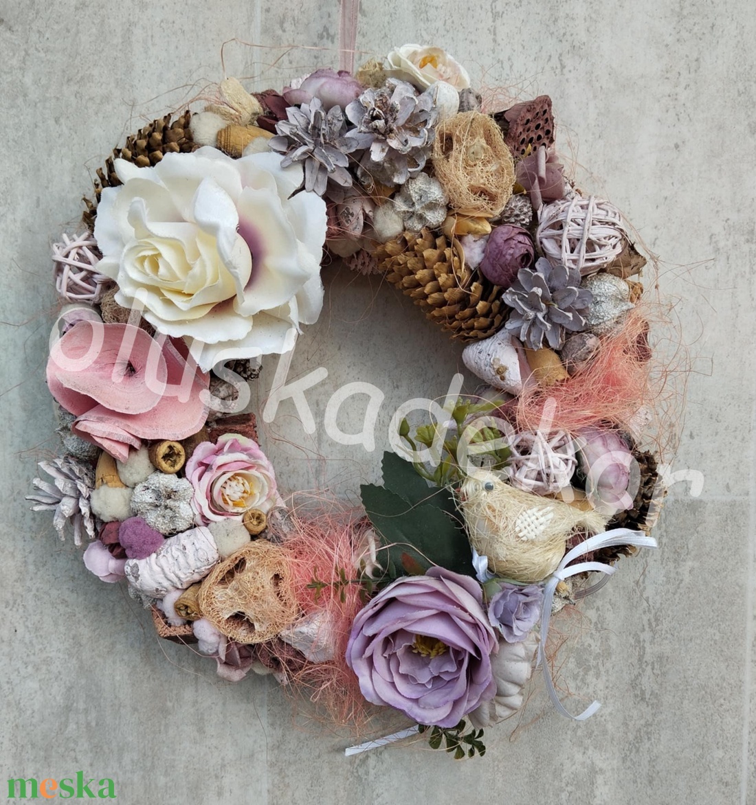 Madárkás, terméses, virágos ajtókopogtató, ajtódísz, koszorú, 29cm - otthon & életmód - dekoráció - ajtó- és ablak dekoráció - ajtódísz & kopogtató - Meska.hu Madárkás, terméses, virágos ajtókopogtató, ajtódísz, koszorú, 29cm - otthon & életmód - dekoráció - ajtó- és ablak dekoráció - ajtódísz & kopogtató - Meska.hu