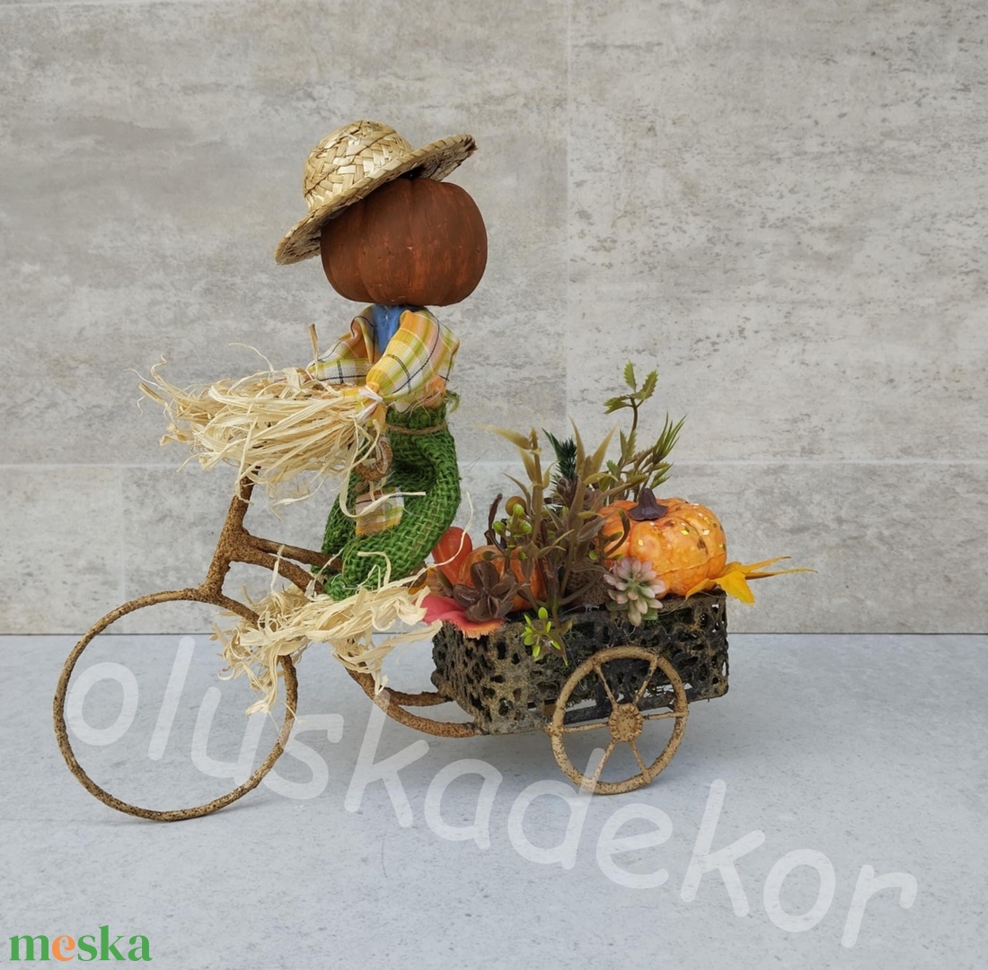 Madárijesztő, tökfej, kordé, taliga, tricikli, őszi asztaldísz, dekoráció - otthon & életmód - dekoráció - halloween - halloweeni asztaldísz - Meska.hu Madárijesztő, tökfej, kordé, taliga, tricikli, őszi asztaldísz, dekoráció - otthon & életmód - dekoráció - halloween - halloweeni asztaldísz - Meska.hu