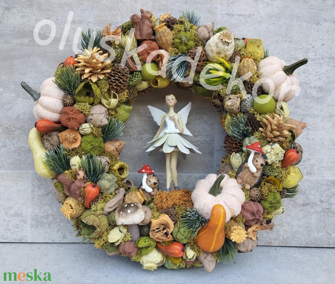 Őszi tündéres, szárazterméses koszorú, ajtódísz, kopogtató, kézműves termék, dekoráció, 33 cm - otthon & életmód - dekoráció - ajtó- és ablak dekoráció - ajtódísz & kopogtató - Meska.hu Őszi tündéres, szárazterméses koszorú, ajtódísz, kopogtató, kézműves termék, dekoráció, 33 cm - otthon & életmód - dekoráció - ajtó- és ablak dekoráció - ajtódísz & kopogtató - Meska.hu
