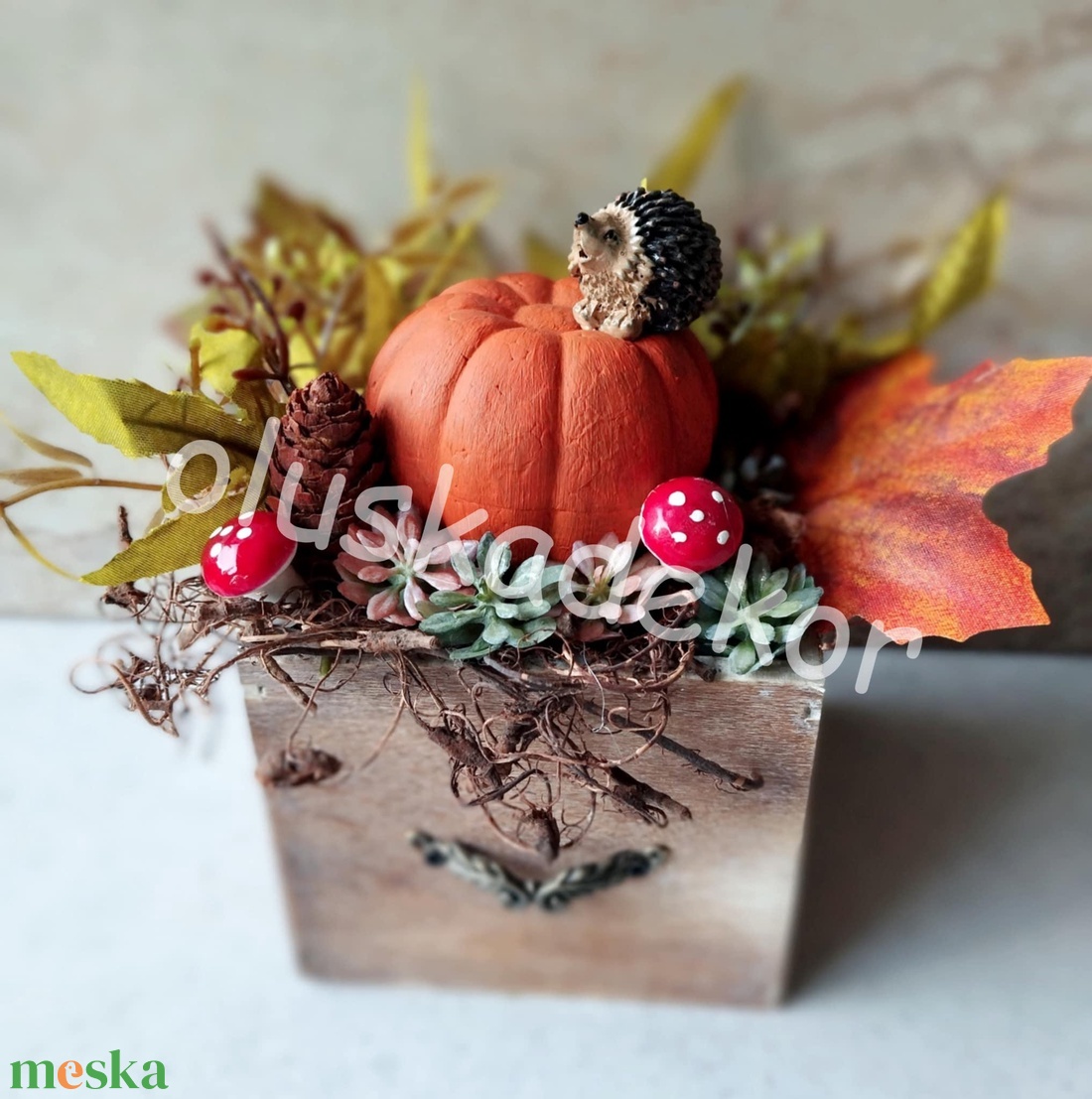 Őszi asztaldísz, dekoráció, sünivel tökkel - otthon & életmód - dekoráció - halloween - halloweeni asztaldísz - Meska.hu Őszi asztaldísz, dekoráció, sünivel tökkel - otthon & életmód - dekoráció - halloween - halloweeni asztaldísz - Meska.hu