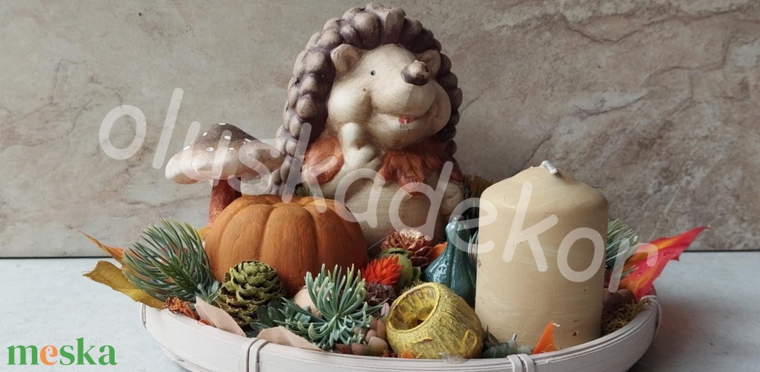 Sünis őszi asztaldísz, gyertyával, növényekkel, termésekkel, 19cm x 14cm - otthon & életmód - dekoráció - asztal és polc dekoráció - asztaldísz - Meska.hu Sünis őszi asztaldísz, gyertyával, növényekkel, termésekkel, 19cm x 14cm - otthon & életmód - dekoráció - asztal és polc dekoráció - asztaldísz - Meska.hu