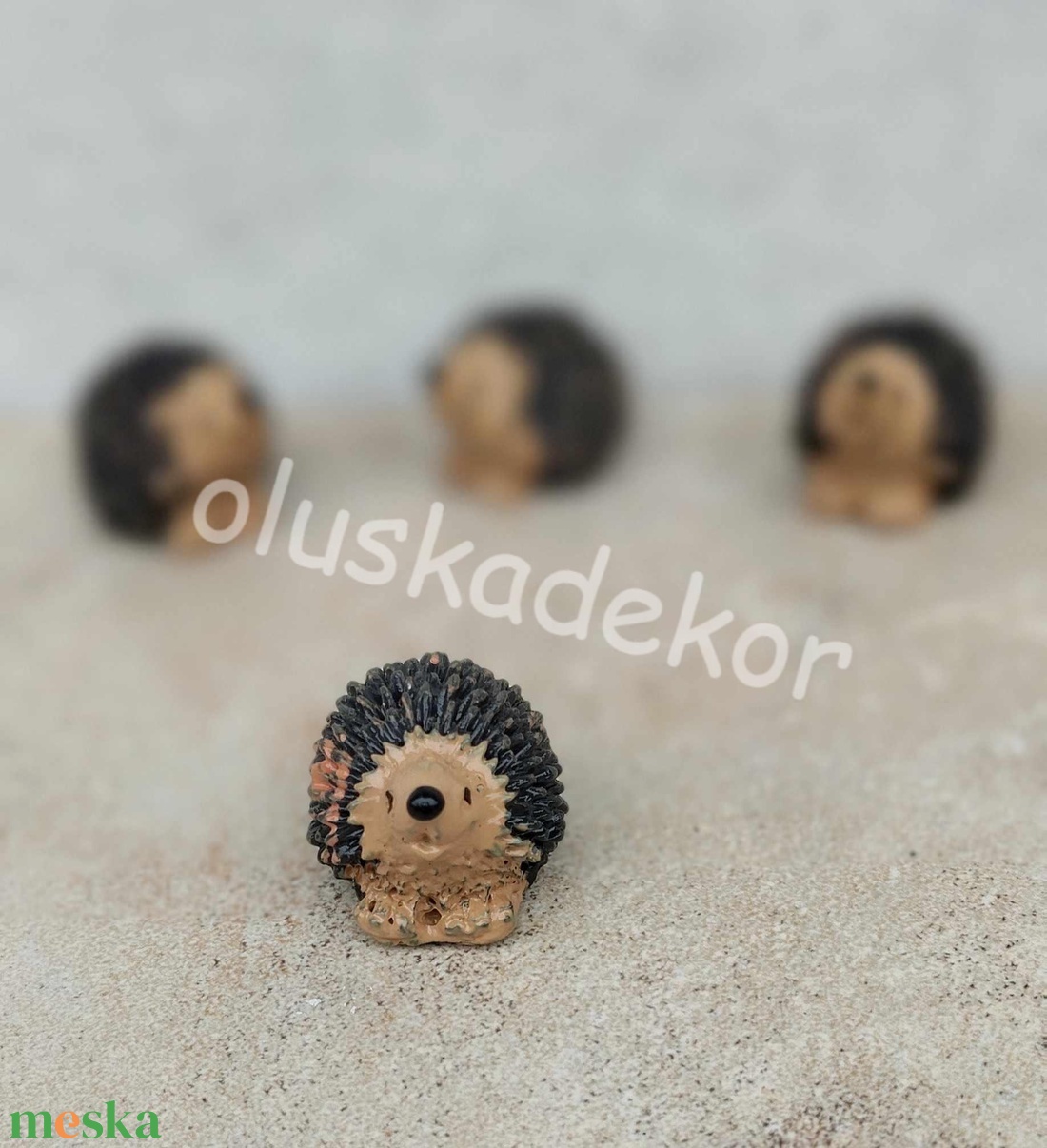 Süni, mini sün, őszi hobby, kreatív, dekorációs kiegészítő, figura - kellékek & szerszámok - dekorációs kellékek - egyéb kellékek - Meska.hu