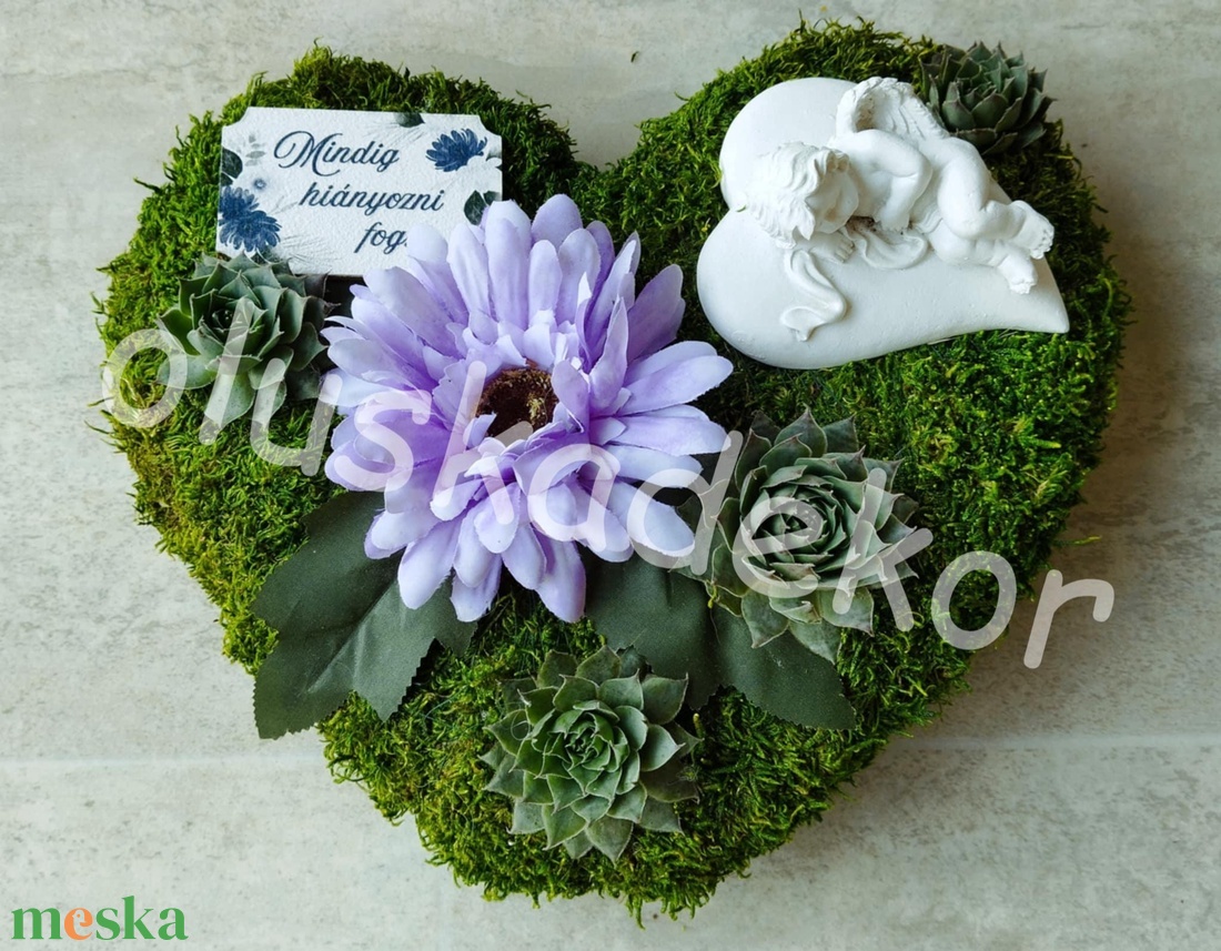 Angyalkás, kövirózsás sírdísz, kegyeleti dísz, sírkoszorú, mindenszentek, 23cm - otthon & életmód - vallás - temetkezési tárgy - sírdísz, kegyeleti dísz - Meska.hu Angyalkás, kövirózsás sírdísz, kegyeleti dísz, sírkoszorú, mindenszentek, 23cm - otthon & életmód - vallás - temetkezési tárgy - sírdísz, kegyeleti dísz - Meska.hu