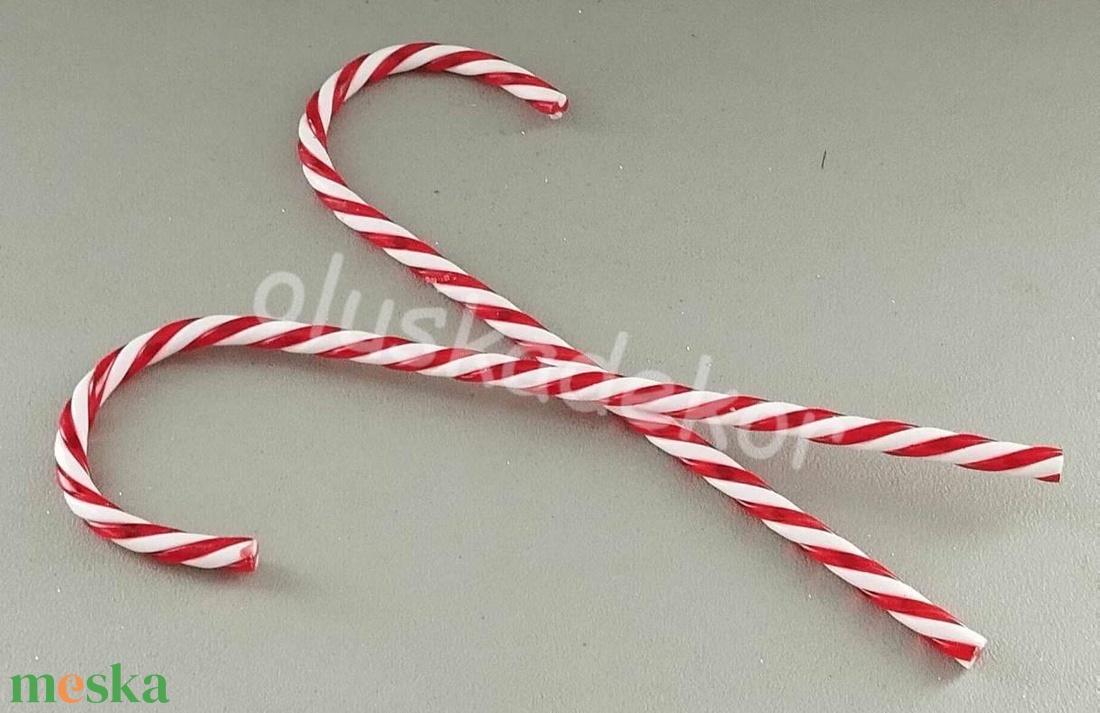 Cukorbot, Candy cane, nyalóka, karácsonyi, hobby, kreatív, dekor alapanyag, 30cm - karácsony - karácsonyi lakásdekoráció - karácsonyi lakásdíszek - Meska.hu