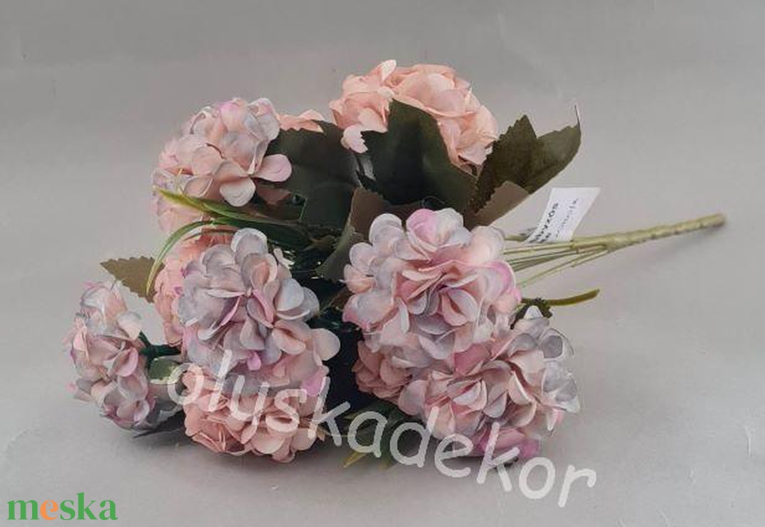 Dália selyem dekorációs alapanyag, virágcsokor, művirág, 10 virágos - kellékek & szerszámok - dekorációs kellékek - egyéb kellékek - Meska.hu