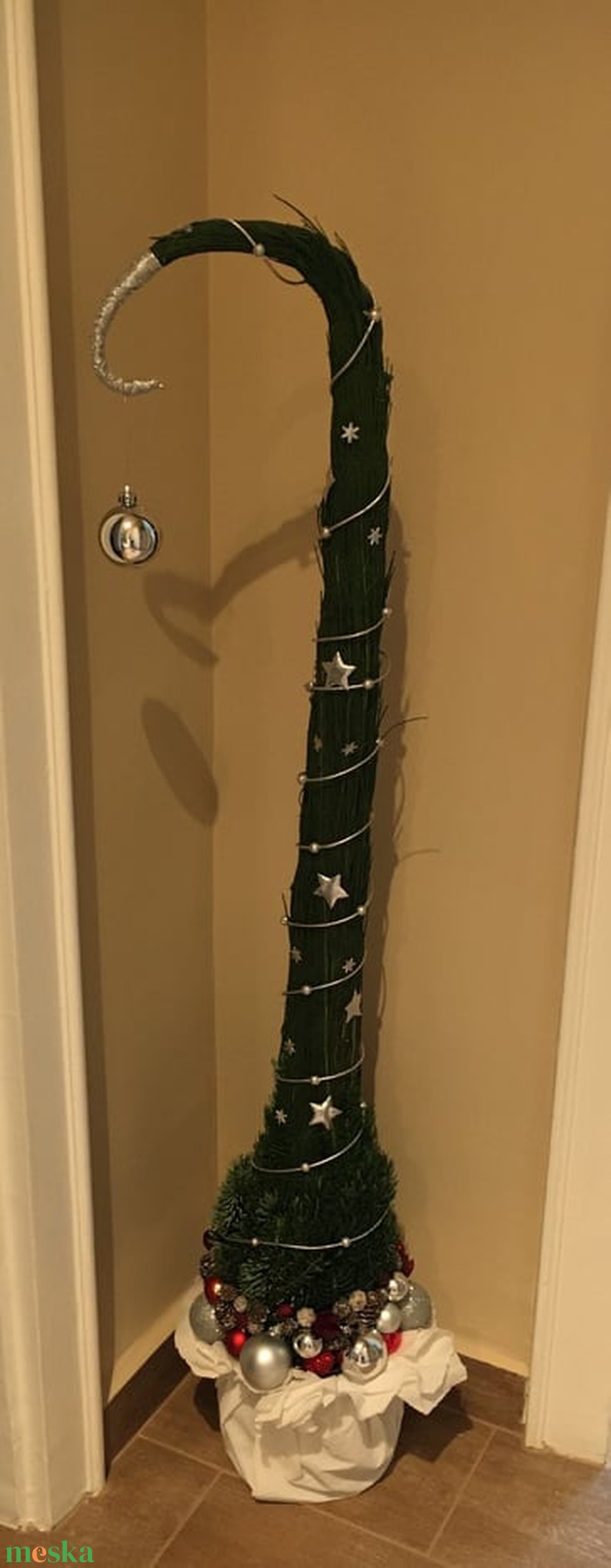 Grincsfa világítással, 60 - 80cm - karácsony - karácsonyi lakásdekoráció - karácsonyfa, grincsfa - Meska.hu