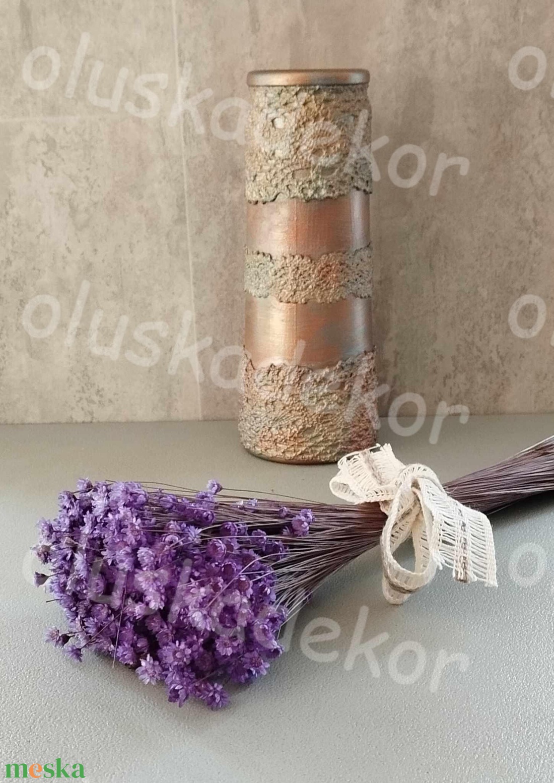 Glixia, natúr és színes, száraz dekorációs növény, nagy csokor, 650 - 750 szál - kellékek & szerszámok - dekorációs kellékek - egyéb kellékek - Meska.hu