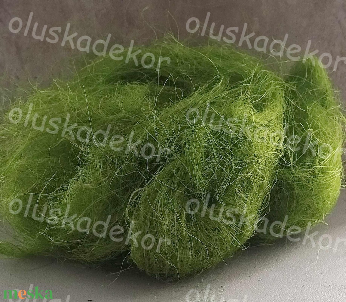 Sisal, sziszál, pálmarost húsvéti dekorációs alapanyag, 50gr./cs. - kellékek & szerszámok - dekorációs kellékek - termések, terméscsomagok - Meska.hu