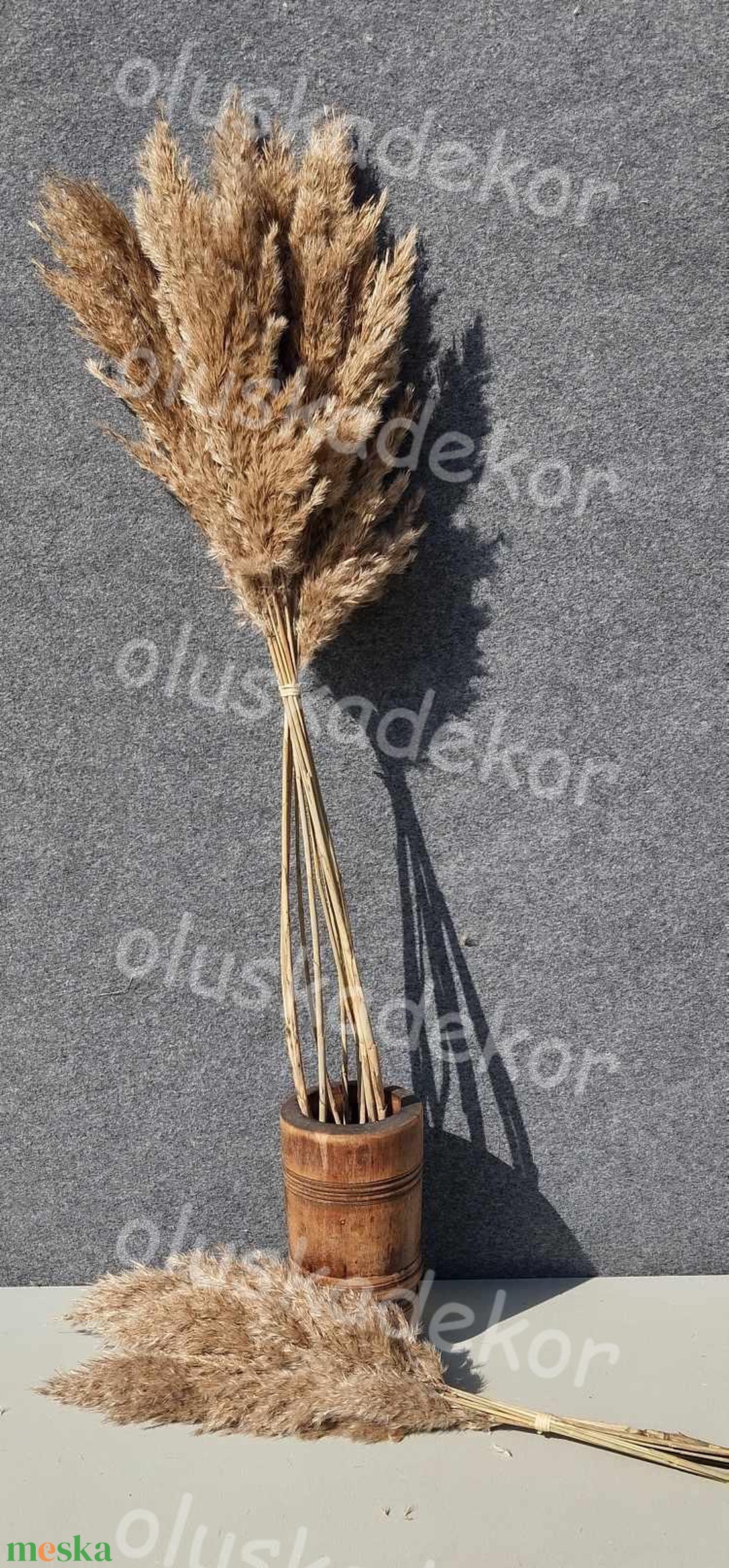 Pampafű, natúr 100 - 110cm 30 - 40 centis bugával - ünnepi díszek, dekorációk - húsvéti díszek és dekorációk - húsvéti asztaldíszek - Meska.hu