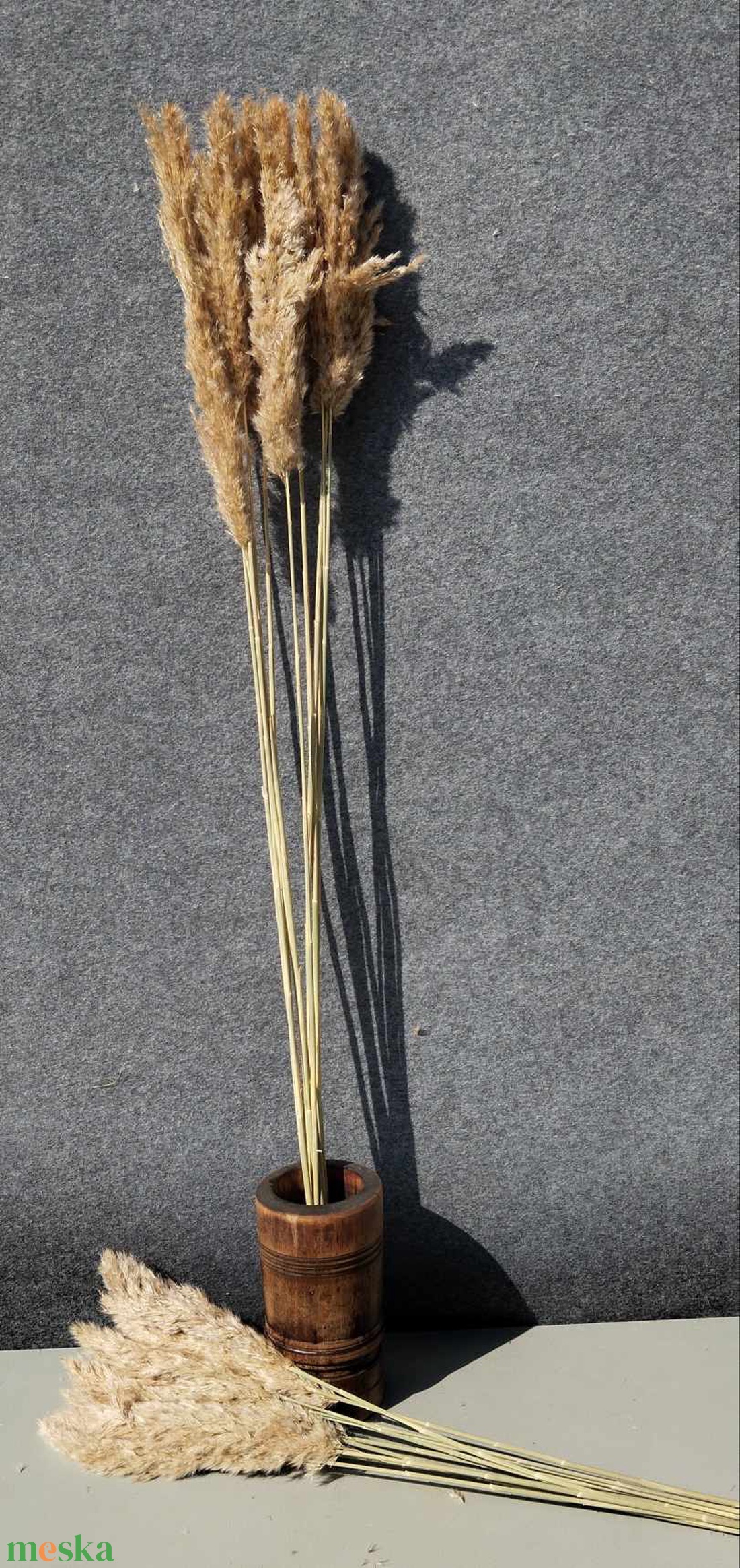 Pampafű, natúr, 100cm, 25 - 30cm buga, dekorációs alapanyag, száraznövény - kellékek & szerszámok - dekorációs kellékek - egyéb kellékek - Meska.hu