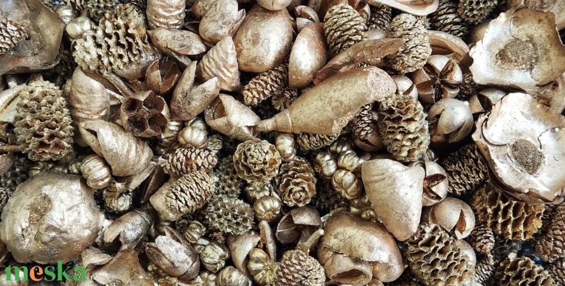 Vegyes terméscsomag, ezüst, bronz, arany, pezsgő, karácsonyi,100gr/cs. - kellékek & szerszámok - dekorációs kellékek - egyéb kellékek - Meska.hu