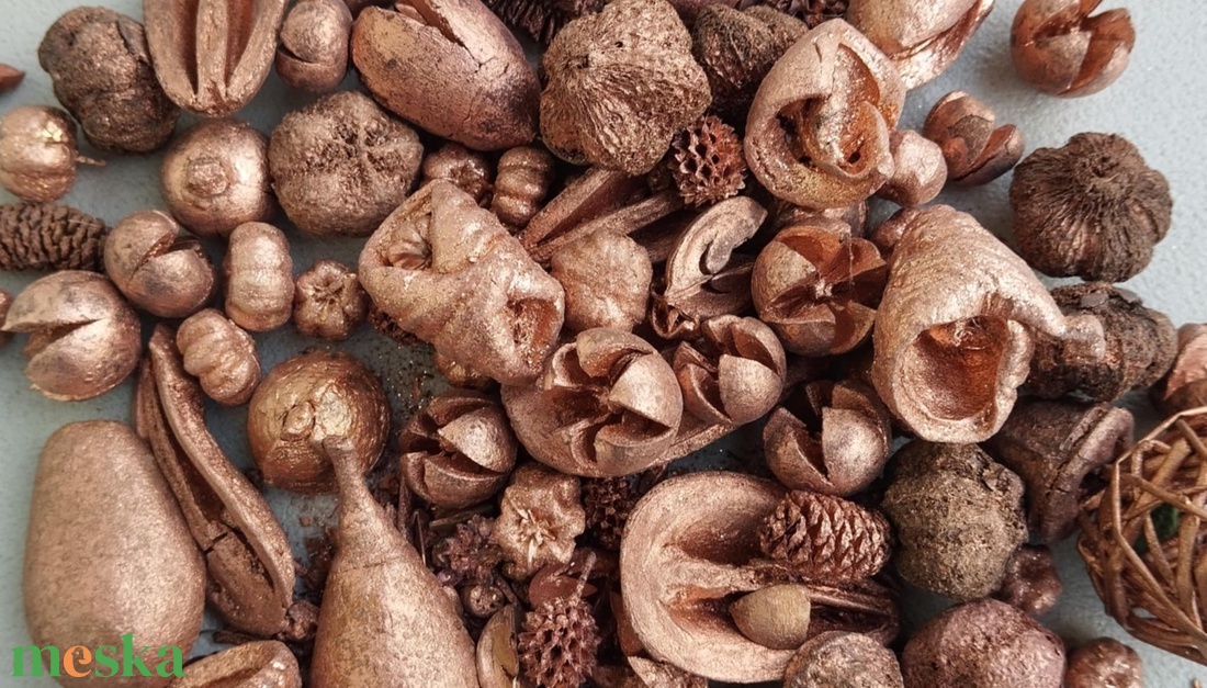 Vegyes terméscsomag, ezüst, bronz, arany, pezsgő, karácsonyi,100gr/cs. - kellékek & szerszámok - dekorációs kellékek - egyéb kellékek - Meska.hu