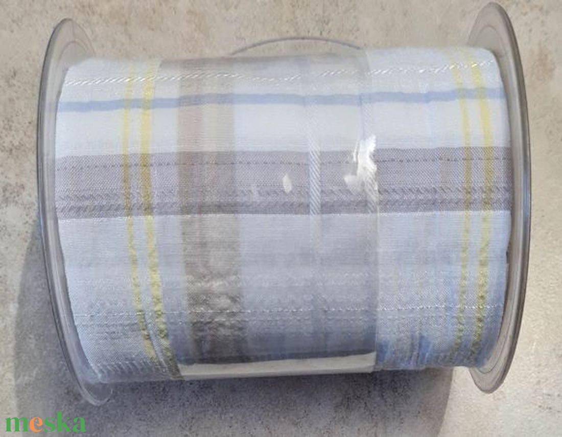 Textil szalag, kockás, 3 színben  10cm széles - kellékek & szerszámok - rövidáru - szalag, pánt - textilszalag - Meska.hu