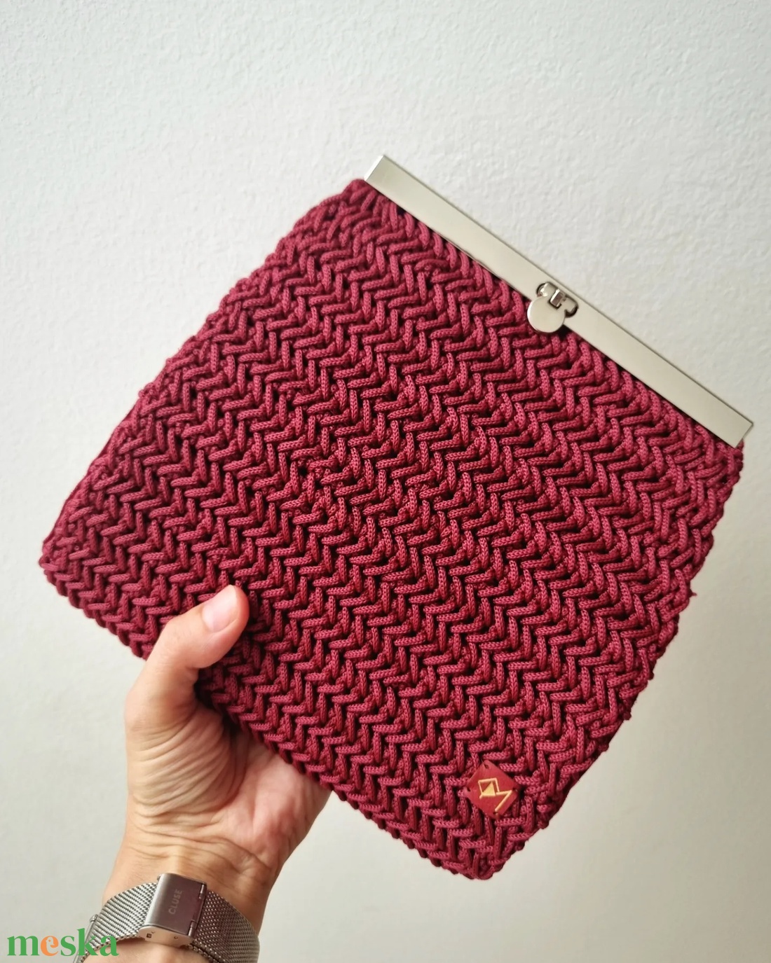 Horgolt kézitáska, alkalmi clutch, fém zárral - táska & tok - kézitáska & válltáska - alkalmi táska - Meska.hu Horgolt kézitáska, alkalmi clutch, fém zárral - táska & tok - kézitáska & válltáska - alkalmi táska - Meska.hu