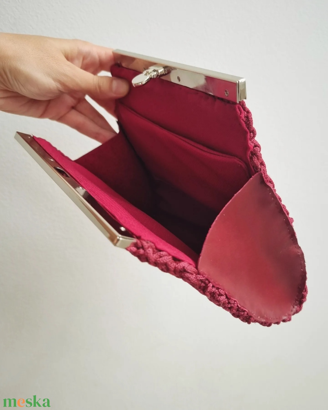 Horgolt kézitáska, alkalmi clutch, fém zárral - táska & tok - kézitáska & válltáska - alkalmi táska - Meska.hu Horgolt kézitáska, alkalmi clutch, fém zárral - táska & tok - kézitáska & válltáska - alkalmi táska - Meska.hu