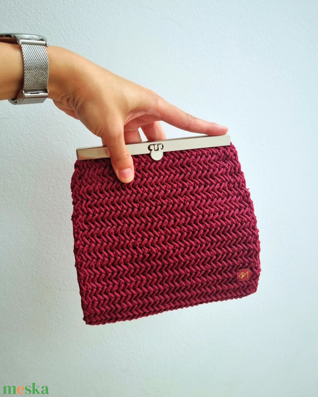Horgolt kézitáska, alkalmi clutch, fém zárral - táska & tok - kézitáska & válltáska - alkalmi táska - Meska.hu Horgolt kézitáska, alkalmi clutch, fém zárral - táska & tok - kézitáska & válltáska - alkalmi táska - Meska.hu