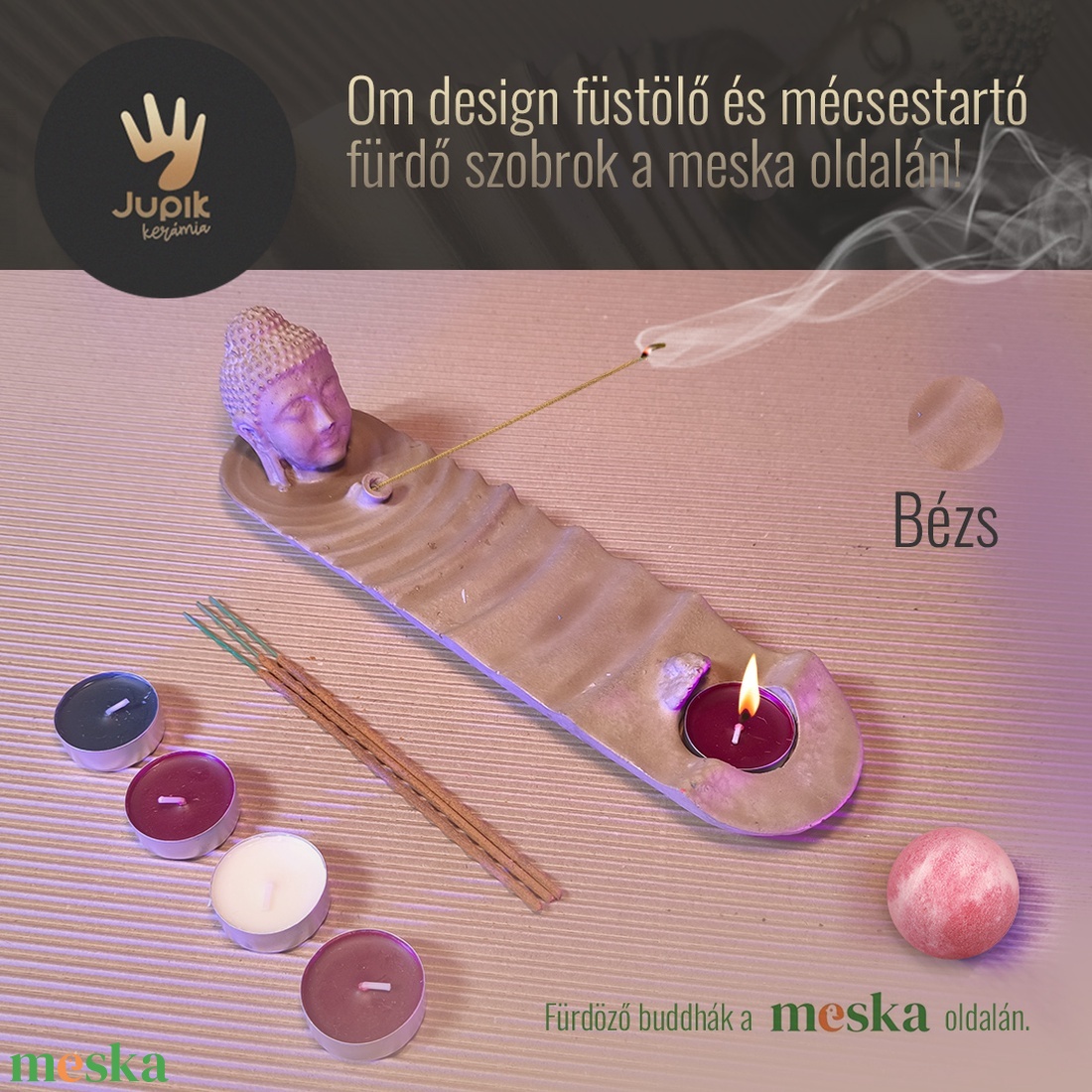 Füstölő és mécsestartó öntött Buddha fürdő szobor - művészet - szobor - kő - Meska.hu Füstölő és mécsestartó öntött Buddha fürdő szobor - művészet - szobor - kő - Meska.hu