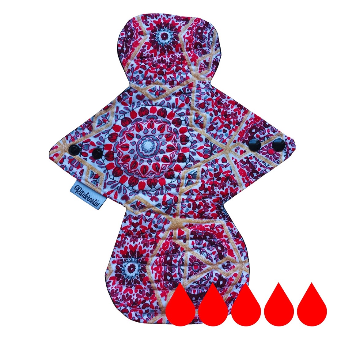 Mandala mosható betét 30cm - szépségápolás - intim higiénia - intimbetét - Meska.hu