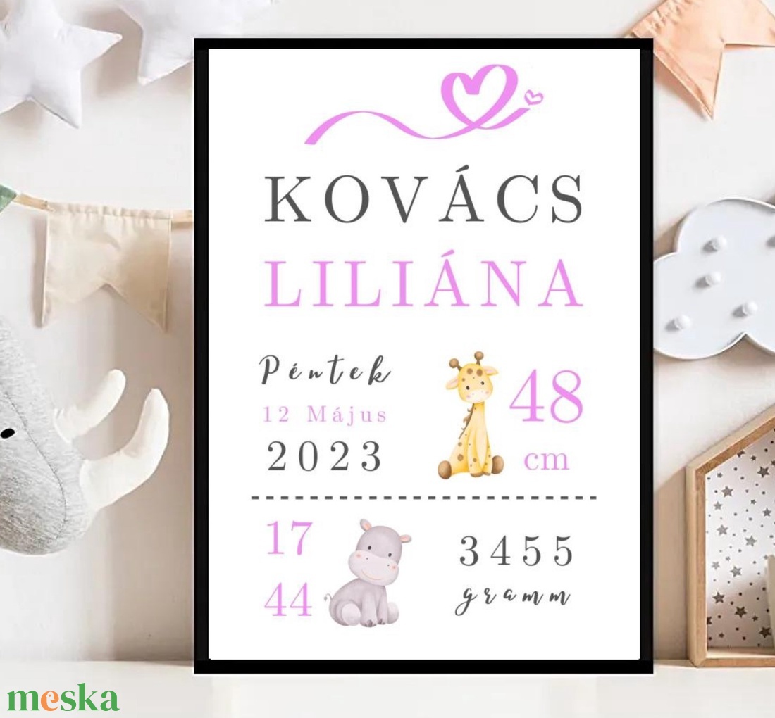 Állatos babaposzter - művészet - grafika & illusztráció - digitális - Meska.hu Állatos babaposzter - művészet - grafika & illusztráció - digitális - Meska.hu