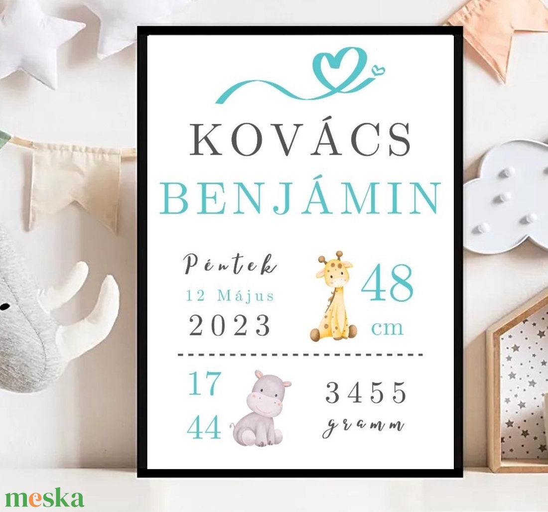 Állatos babaposzter - művészet - grafika & illusztráció - digitális - Meska.hu Állatos babaposzter - művészet - grafika & illusztráció - digitális - Meska.hu