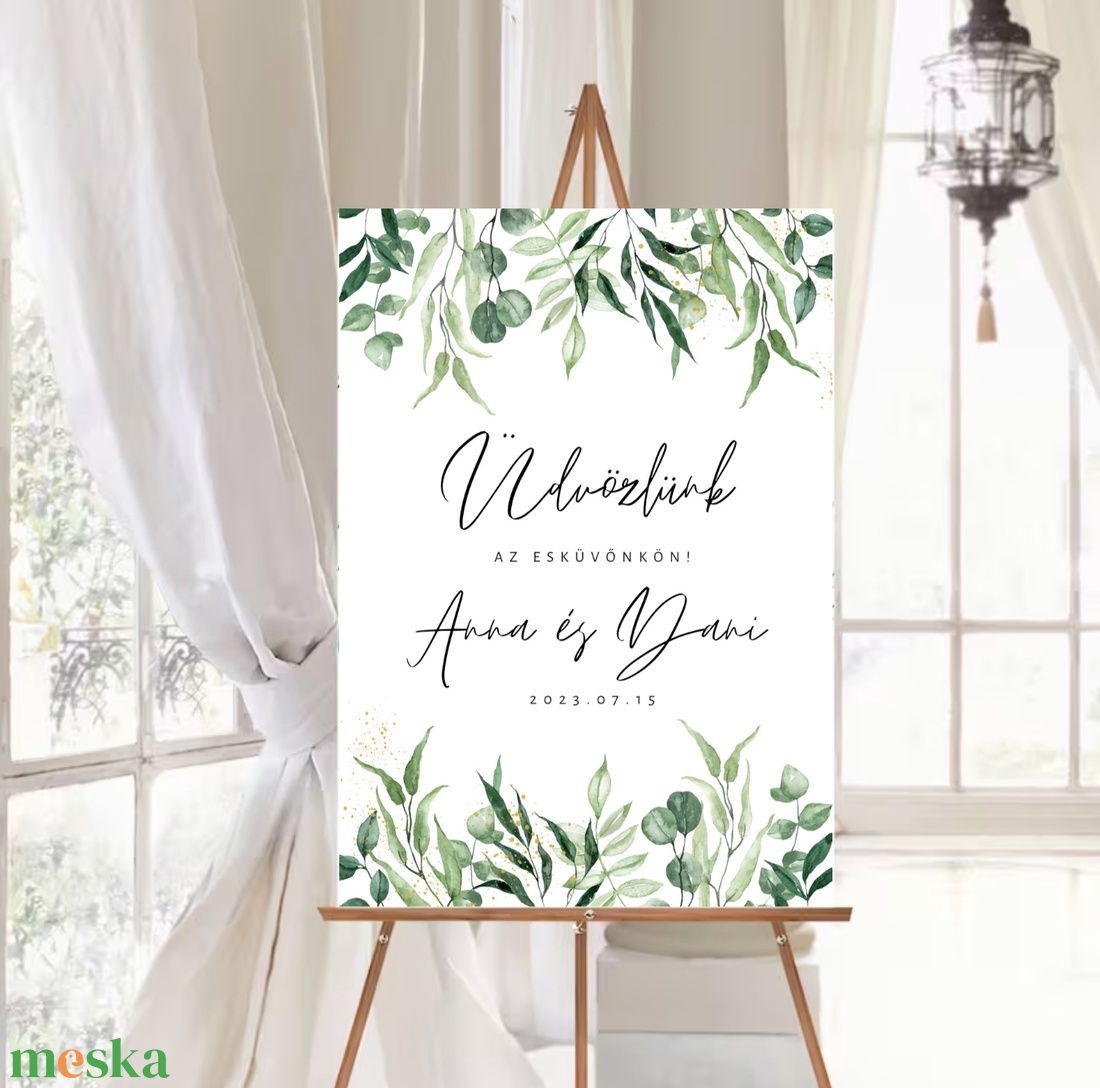 Greenery esküvői üdvözlőtábla - művészet - grafika & illusztráció - digitális - Meska.hu Greenery esküvői üdvözlőtábla - művészet - grafika & illusztráció - digitális - Meska.hu