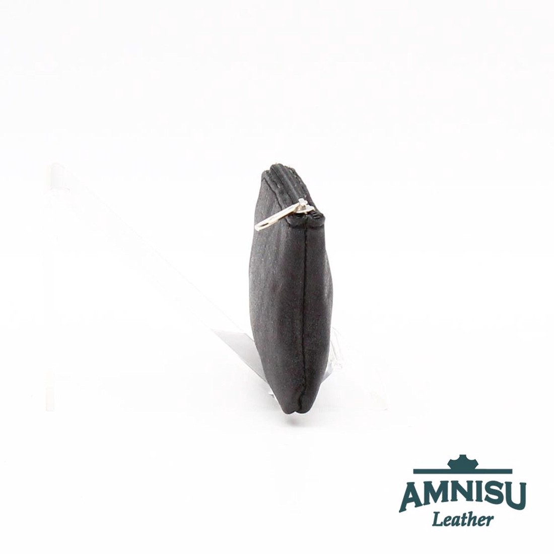 Fényes fekete egy cipzáras kulcstartó A8006 - táska & tok - kulcstartó & táskadísz - kulcstartó - Meska.hu