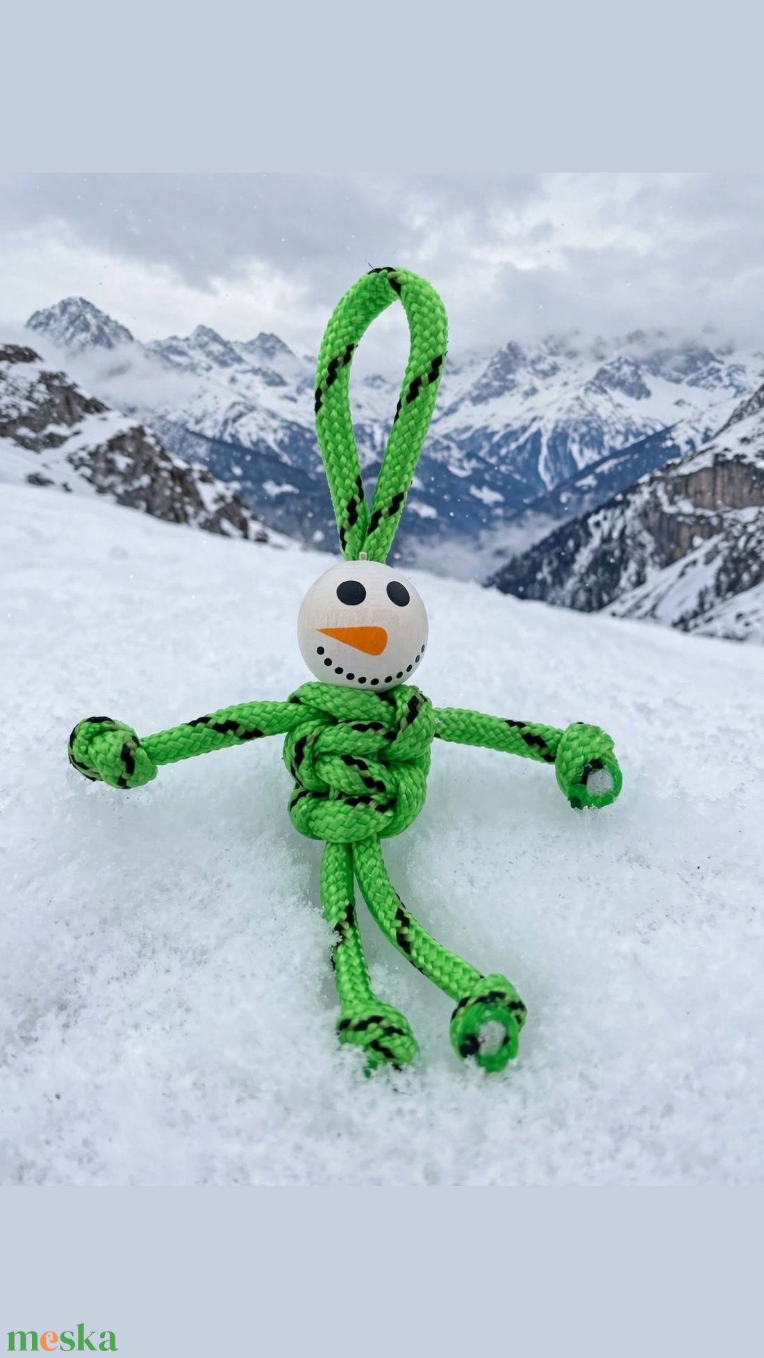 �Grinch � téli � pajti - sötét zöld fekete és világoszöld vényvisszaverős kombóban - karácsony - karácsonyi lakásdekoráció - karácsonyi manók, figurák - Meska.hu