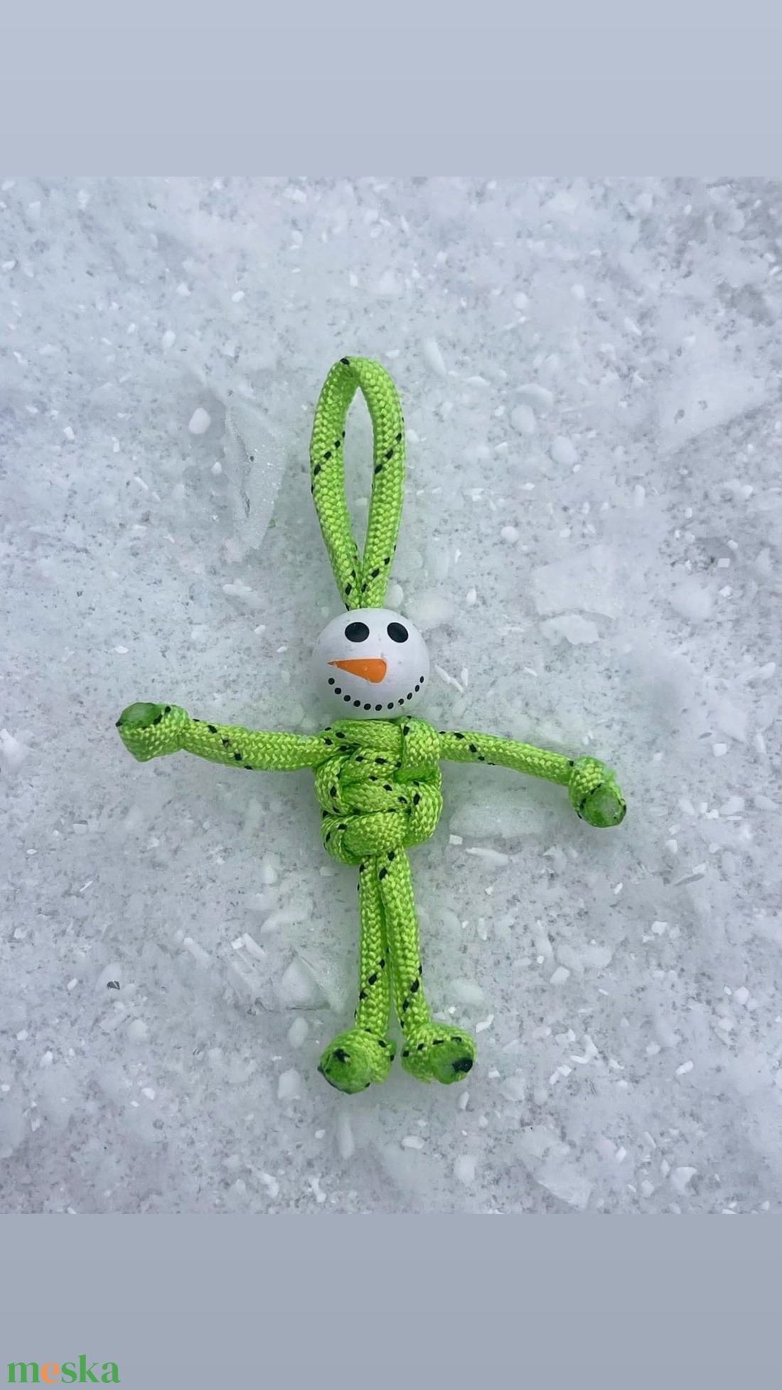 �Grinch � téli � pajti - sötét zöld fekete és világoszöld vényvisszaverős kombóban - karácsony - karácsonyi lakásdekoráció - karácsonyi manók, figurák - Meska.hu