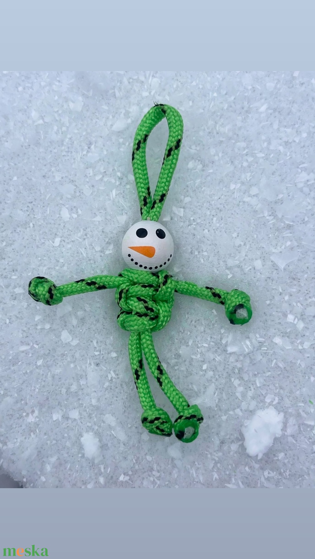 �Grinch � téli � pajti - sötét zöld fekete és világoszöld vényvisszaverős kombóban - karácsony - karácsonyi lakásdekoráció - karácsonyi manók, figurák - Meska.hu