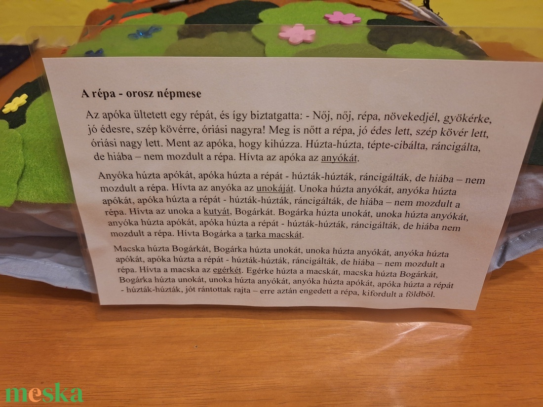 Mesepárna - A répa - játék & sport - bábok - báb készlet - Meska.hu Mesepárna - A répa - játék & sport - bábok - báb készlet - Meska.hu