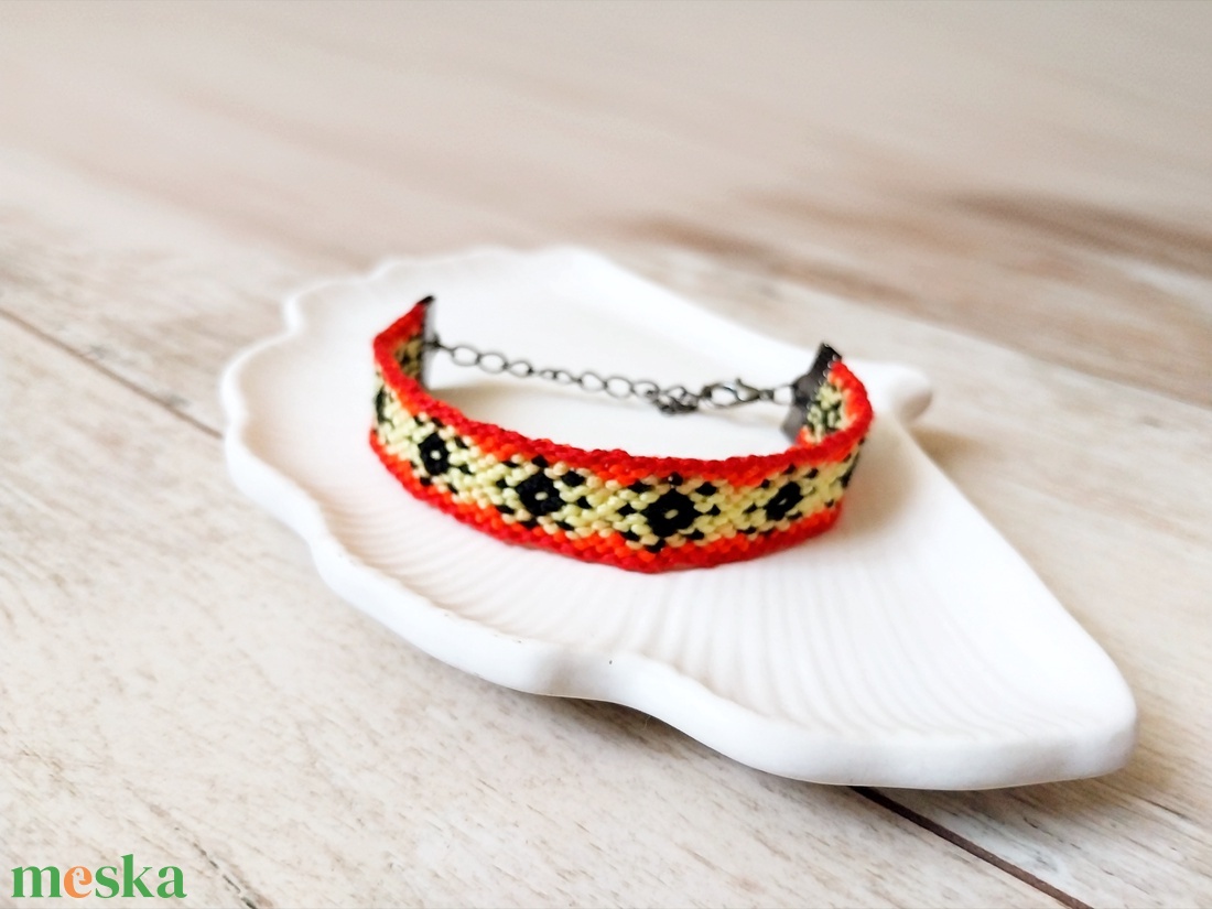 Nap karkötő - ékszer - karkötő - fonott karkötő - Meska.hu