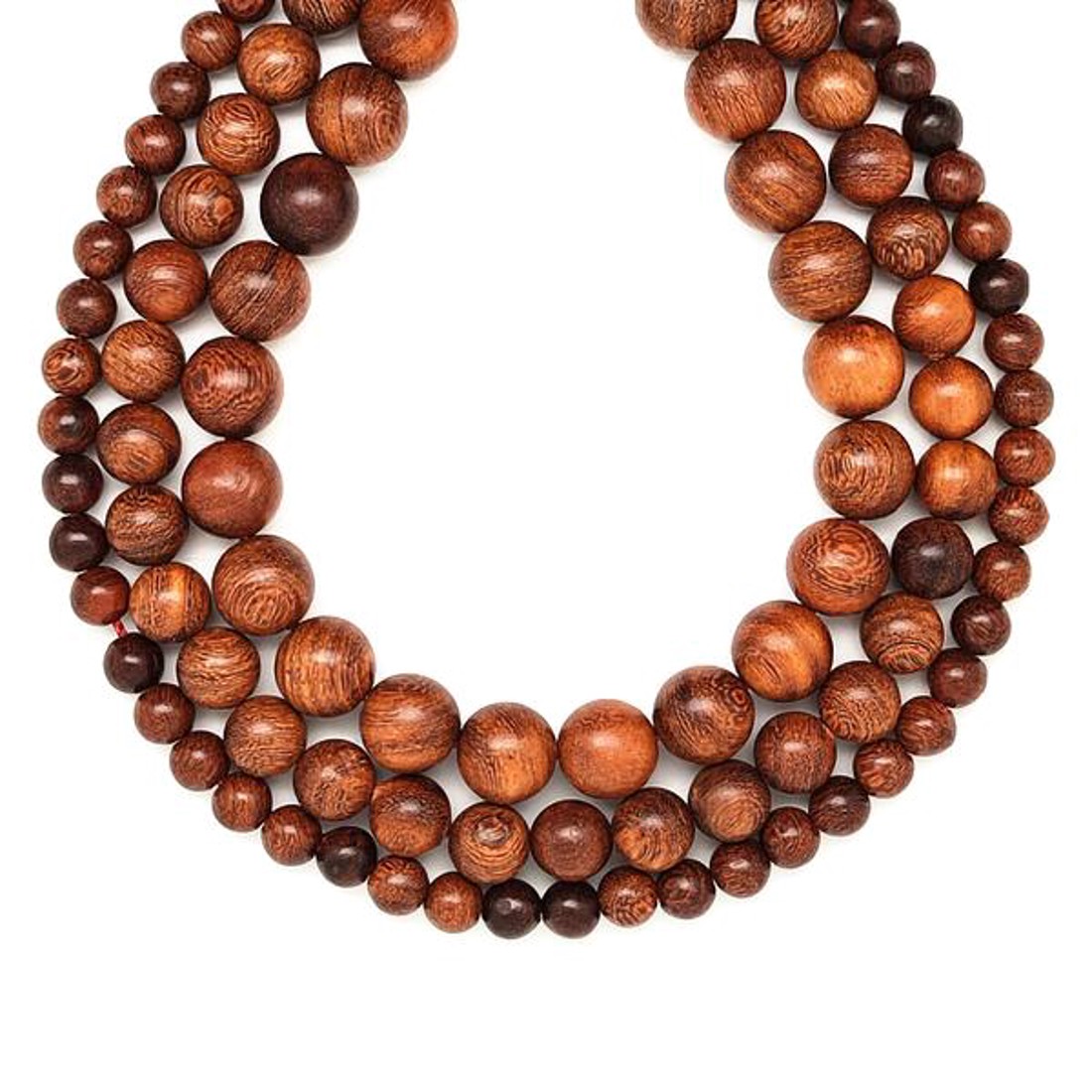 Fa golyó bambusz barna golyó 10mm  ékszerkészítő alapanyag (füzér) - kellékek & szerszámok - ásvány alapanyag - ásványfüzér - Meska.hu