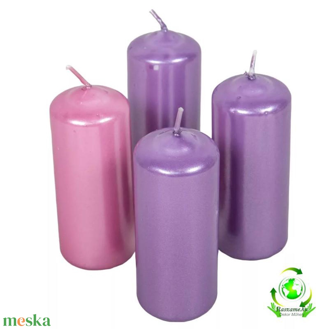 Metál henger gyertya szett 40x100mm - 3lila 1rózsaszín - kellékek & szerszámok - dekorációs kellékek - dekorációs gyertya - Meska.hu Metál henger gyertya szett 40x100mm - 3lila 1rózsaszín - kellékek & szerszámok - dekorációs kellékek - dekorációs gyertya - Meska.hu