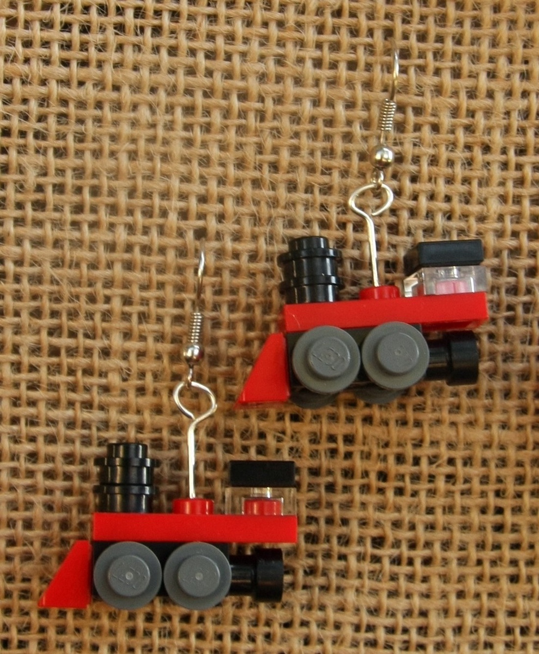 LEGO vonat fülbevaló -  - Meska.hu
