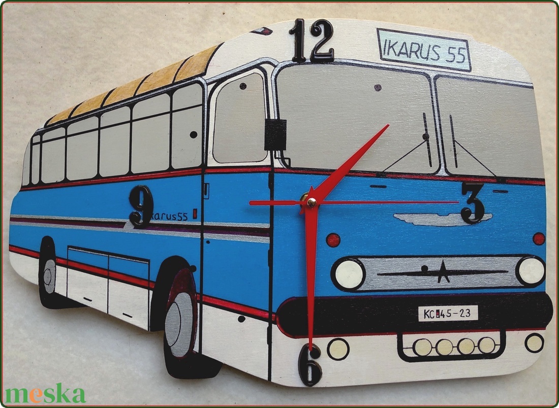 KÉKESBUSZ - otthon & életmód - dekoráció - fali és függő dekoráció - falióra & óra - Meska.hu