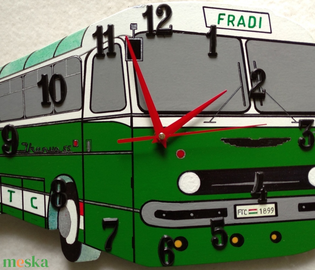 FRADI BUSZ - otthon & életmód - dekoráció - fali és függő dekoráció - falióra & óra - Meska.hu