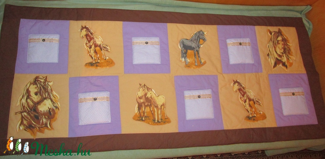 Lovas falvédő zsebes tárolókkal 180x78 cm - - Meska.hu Lovas falvédő zsebes tárolókkal 180x78 cm - - Meska.hu