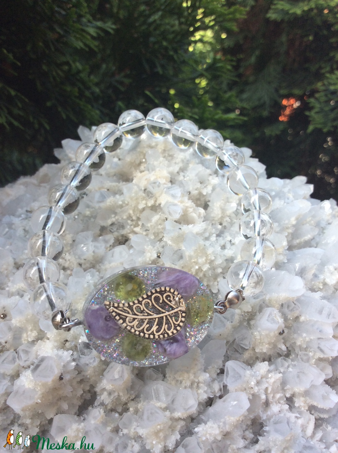 Orgonit - kristály karkötő -  - Meska.hu