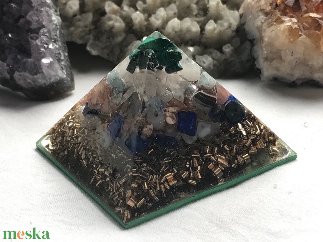 Orgonit piramis - BIKA - otthon & életmód - dekoráció - spiritualitás - orgonit piramis - Meska.hu