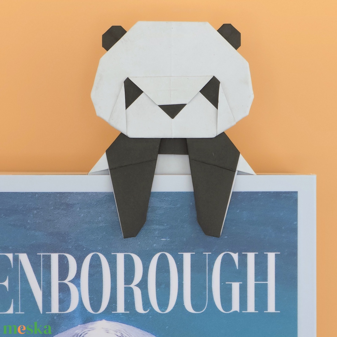 Origami pandamaci könyvjelző - könyv & zene - könyvjelző - Meska.hu
